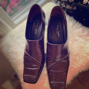 Paul Green Munchen real Leather Loafers w heel